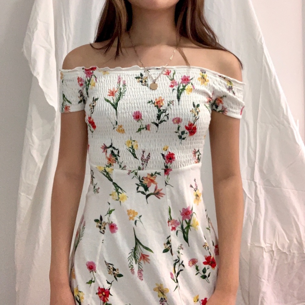 Bershka Floral Dress